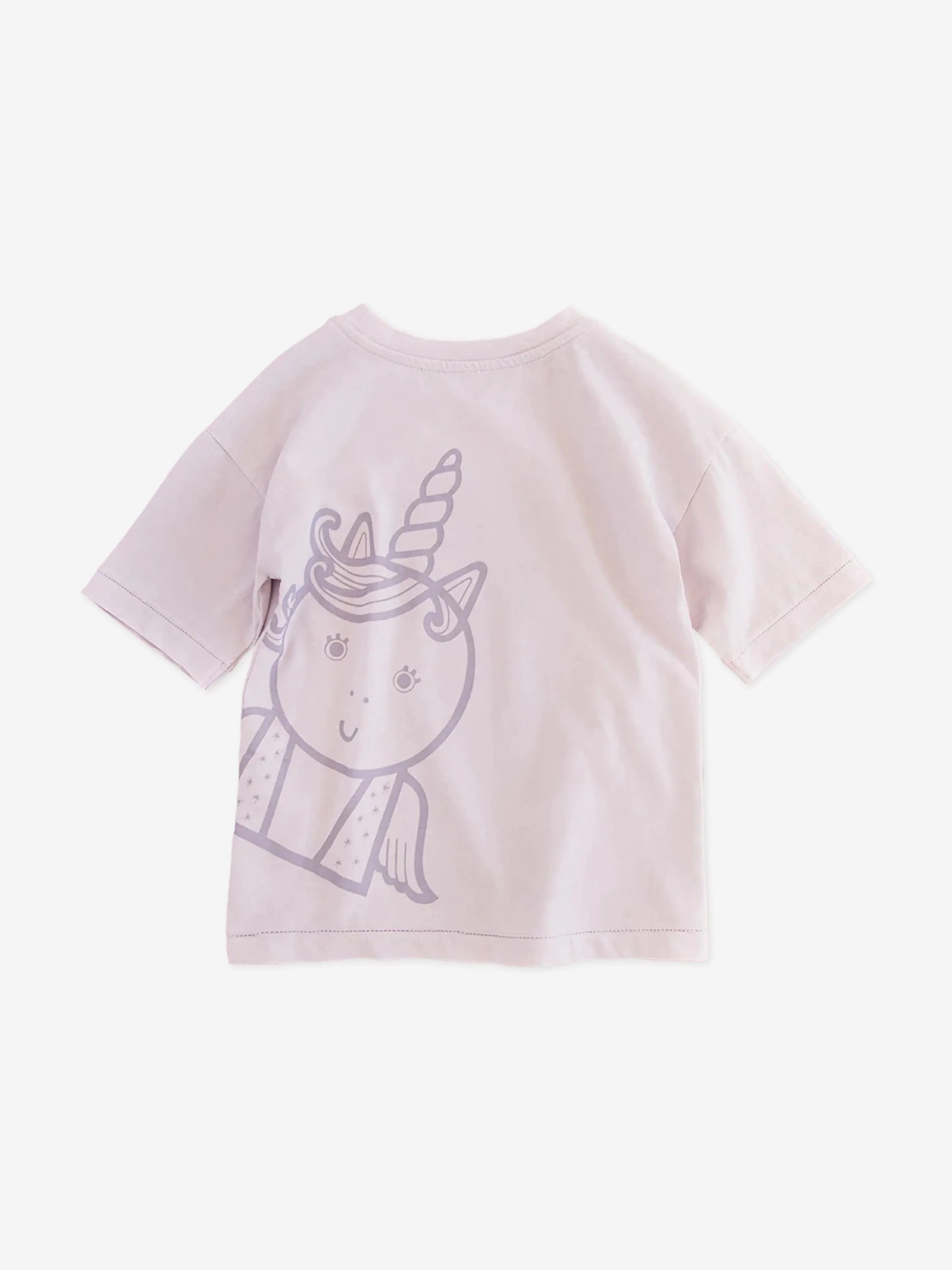 Girls Sparkle The Unicorn Adventure Club T-Shirt in Purple