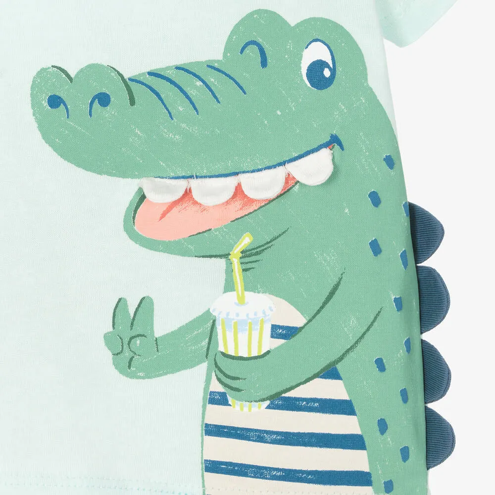 Green Croc Graphic T-Shirt