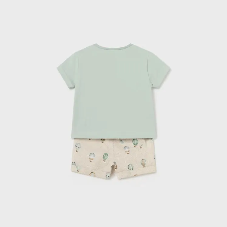 Green Jade Balloon Graphic Outfit