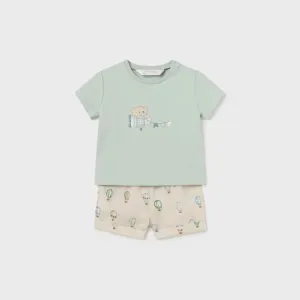 Green Jade Balloon Graphic Outfit