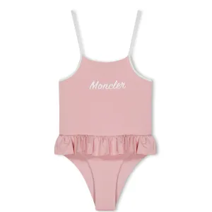 Infants Moncler Pink Logo Swimsuit