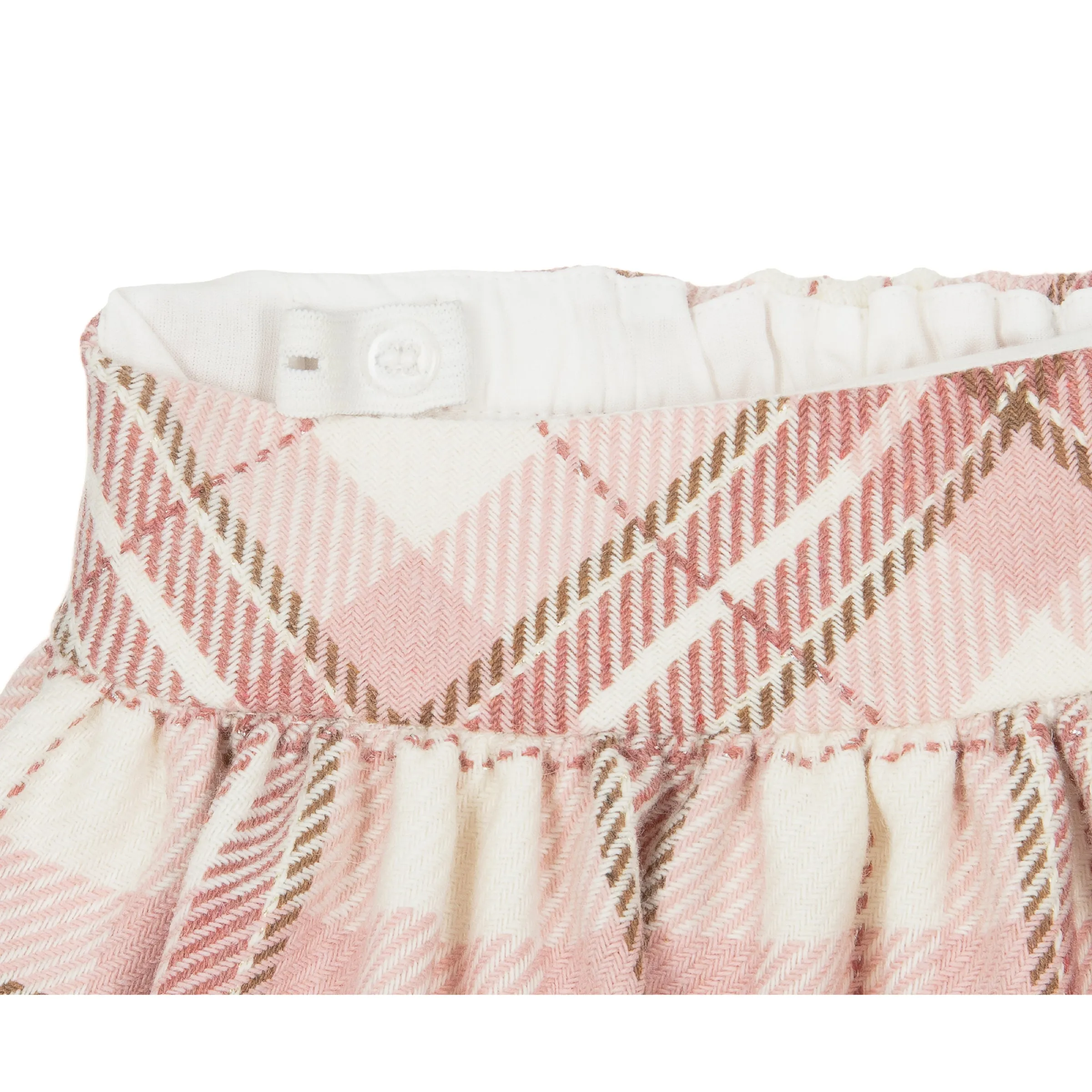 Ivory Girl Graphic Plaid Outfit