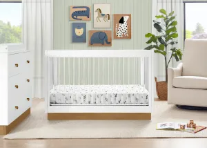 James Acrylic 4-in-1 Convertible Crib