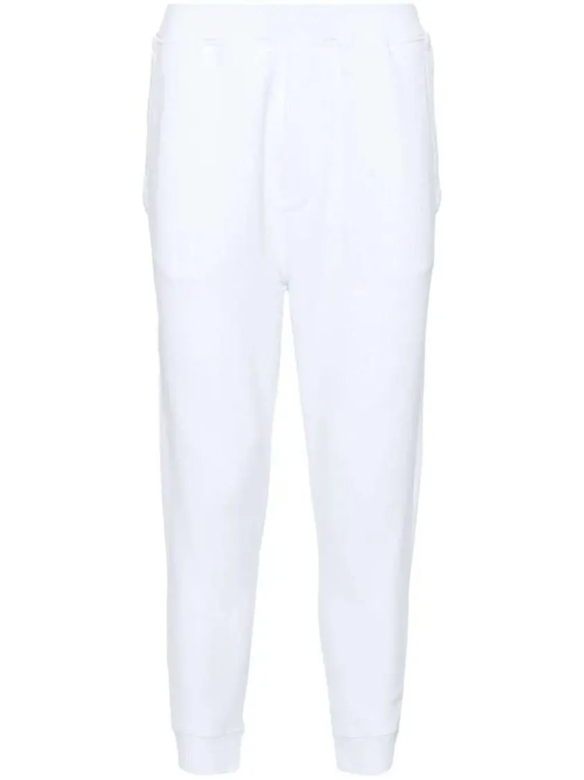 Jersey Texture Logo-Print Track Pants