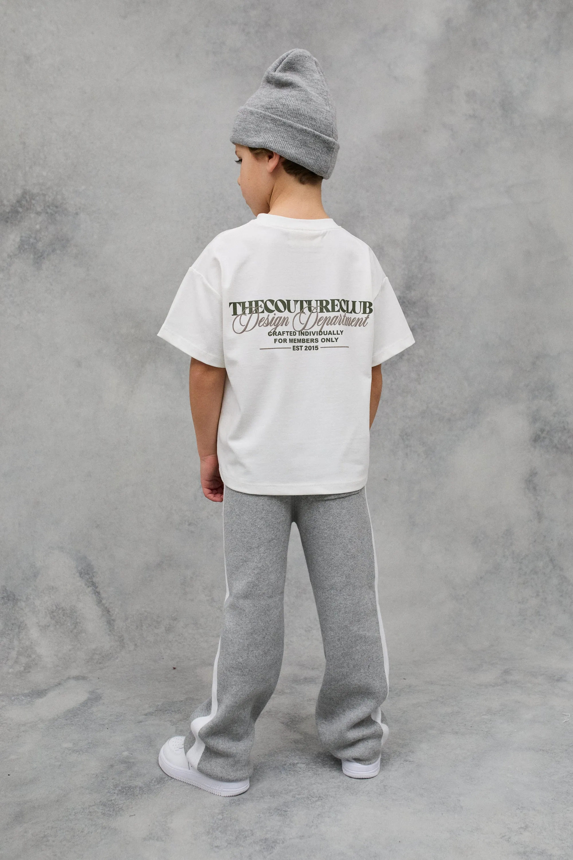 JNR DESIGN DEPARTMENT GRAPHIC T-SHIRT - OFF WHITE/KHAKI