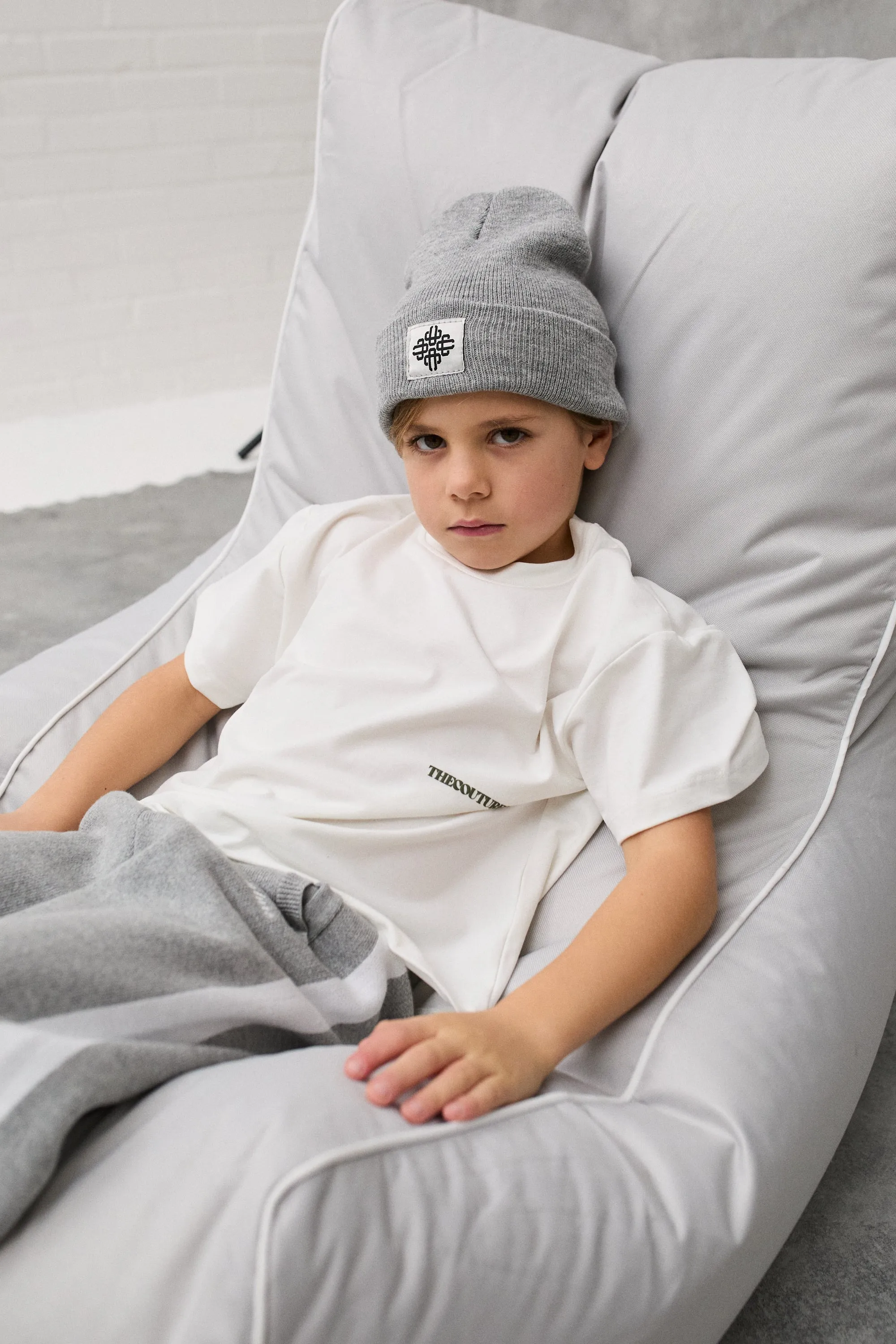 JNR DESIGN DEPARTMENT GRAPHIC T-SHIRT - OFF WHITE/KHAKI