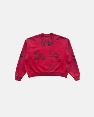 Journal Crew Faded Red