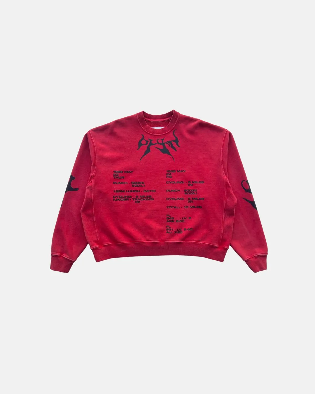 Journal Crew Faded Red