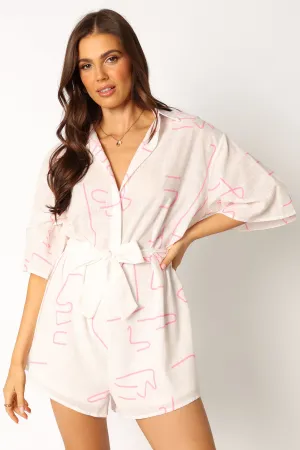 Kellie Playsuit - White