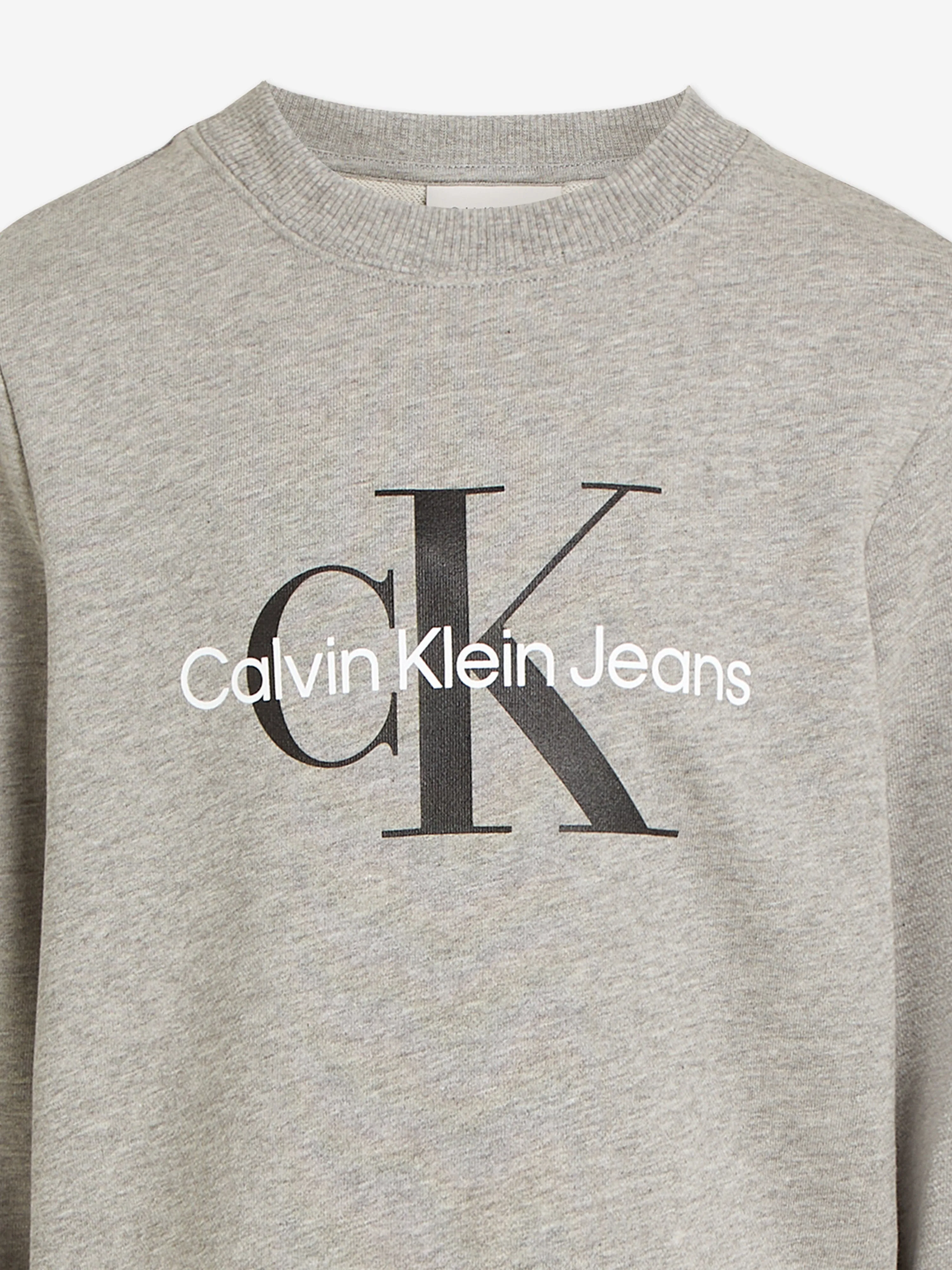 Kids CK Monogram Sweatshirt in Grey