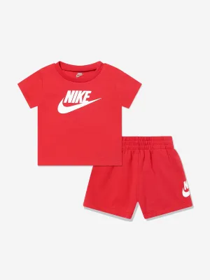 Kids Club T-Shirt and Shorts Set in Red