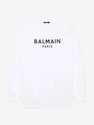 Kids Logo Sweatshirt in White