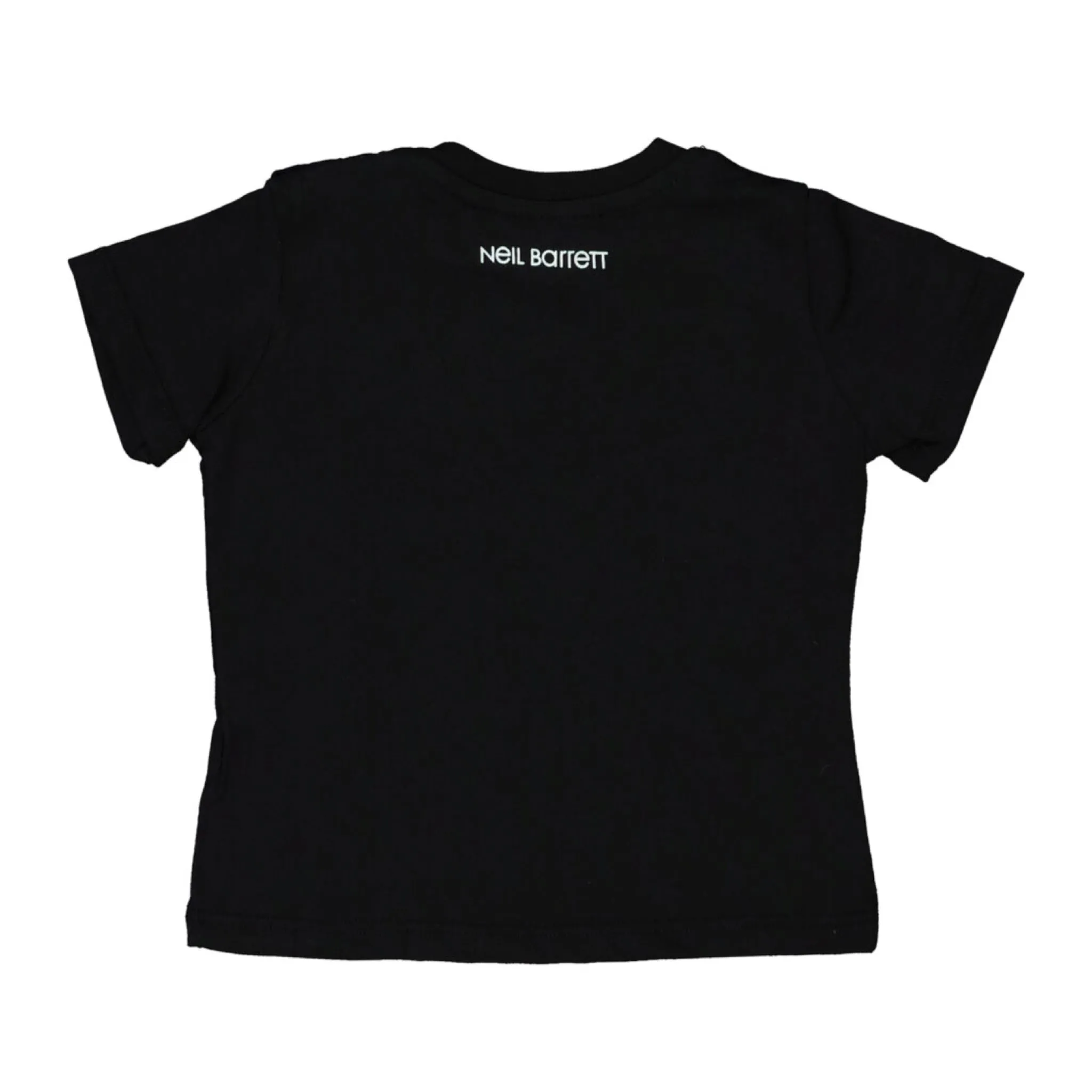 Kids Neil Barrett Black Logo Tee