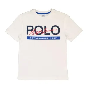 Kids Ralph Lauren White POLO T-Shirt