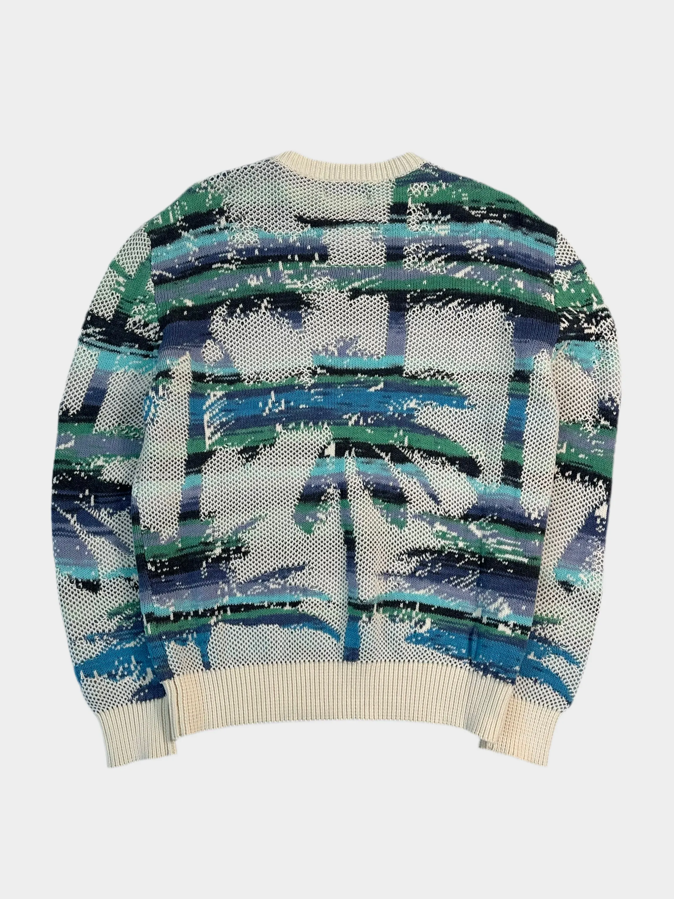 Laneus Maglione Cotone Con Palme
