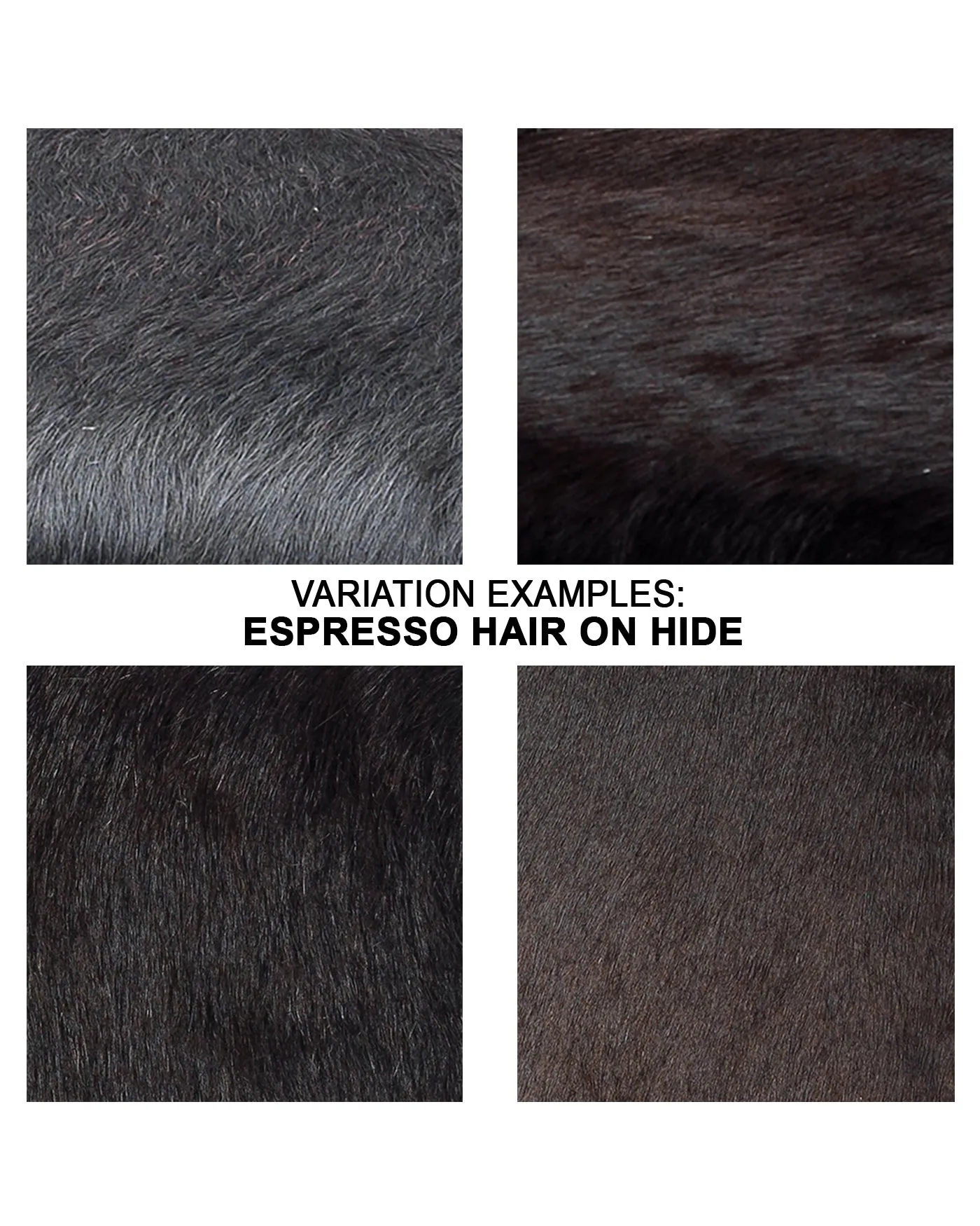 Large Ottoman Espresso Hide