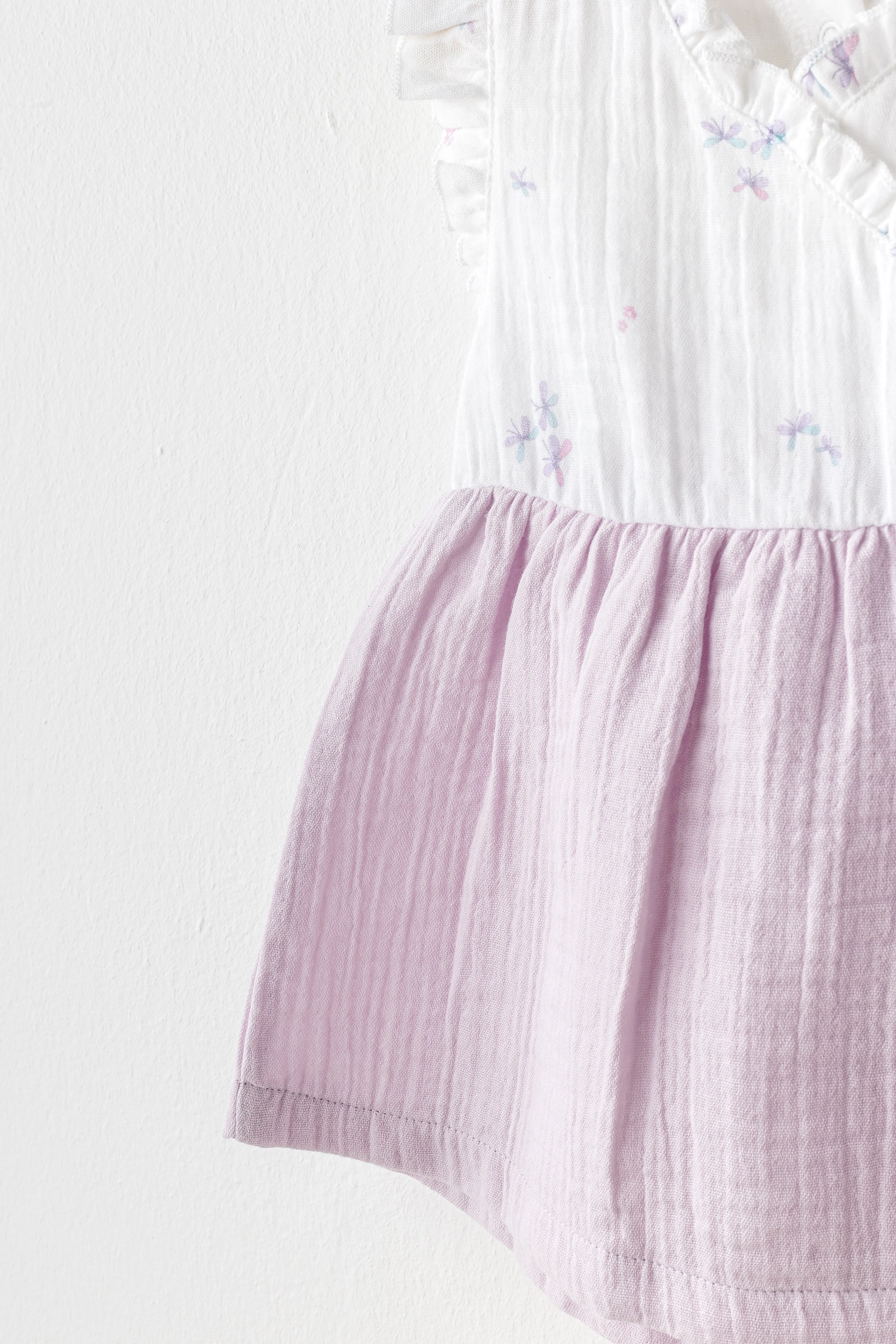 Lilac Magical Butterfly Dress Bloomers Set
