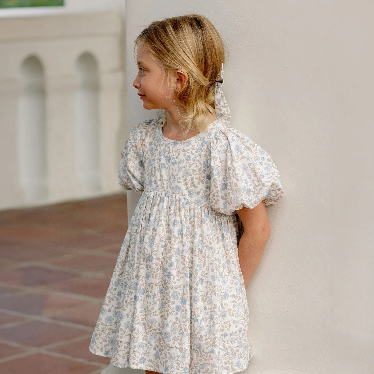 Luna Dress - Blue Garden