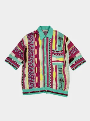 Maglia Cotone Multicolor Con Tasca