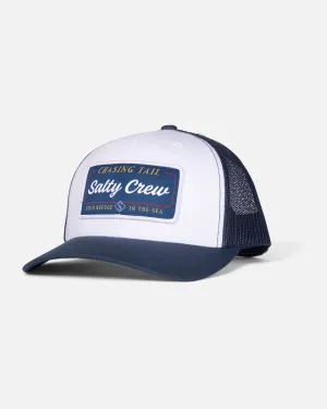 Marina Retro Trucker - White/Navy