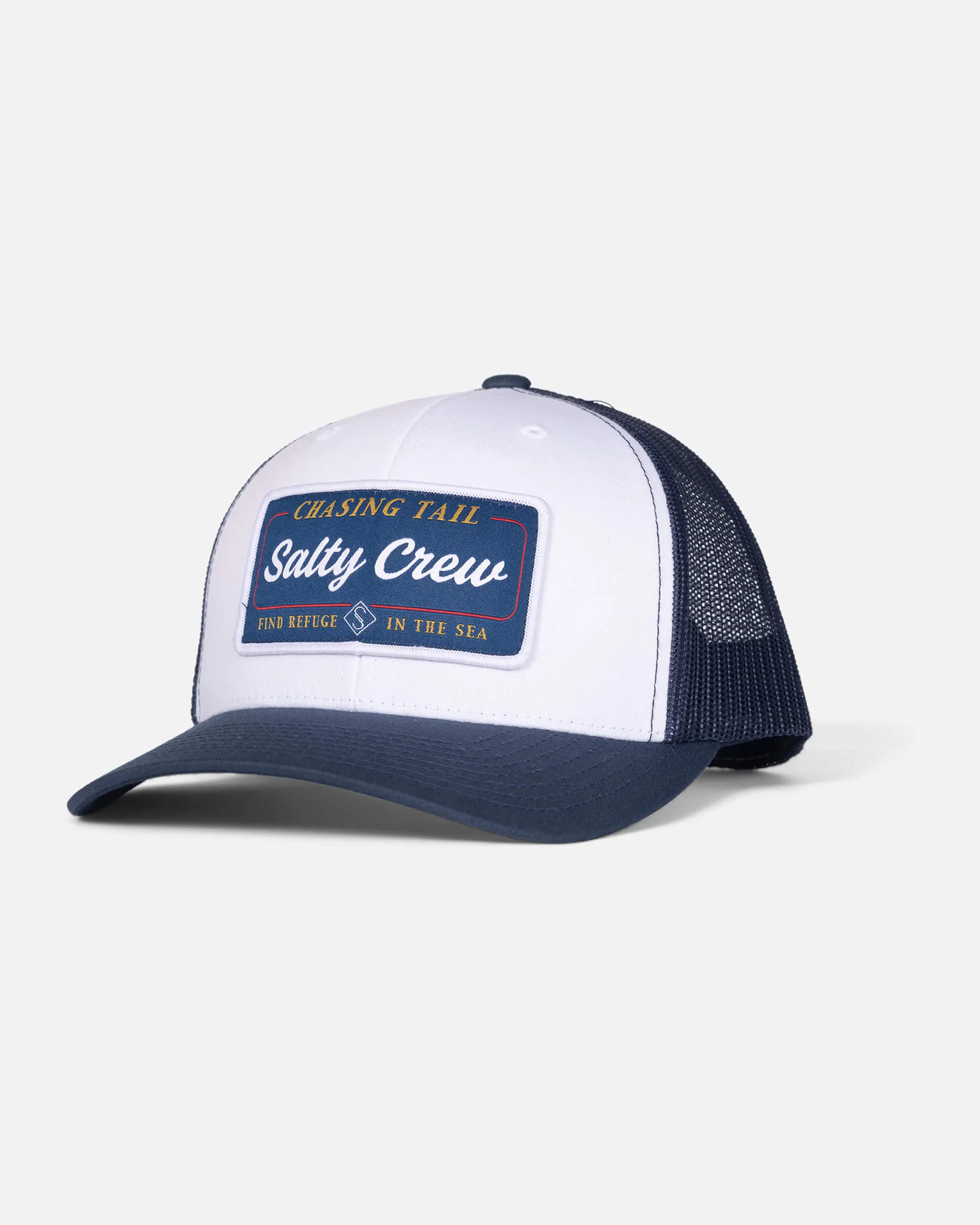 Marina Retro Trucker - White/Navy