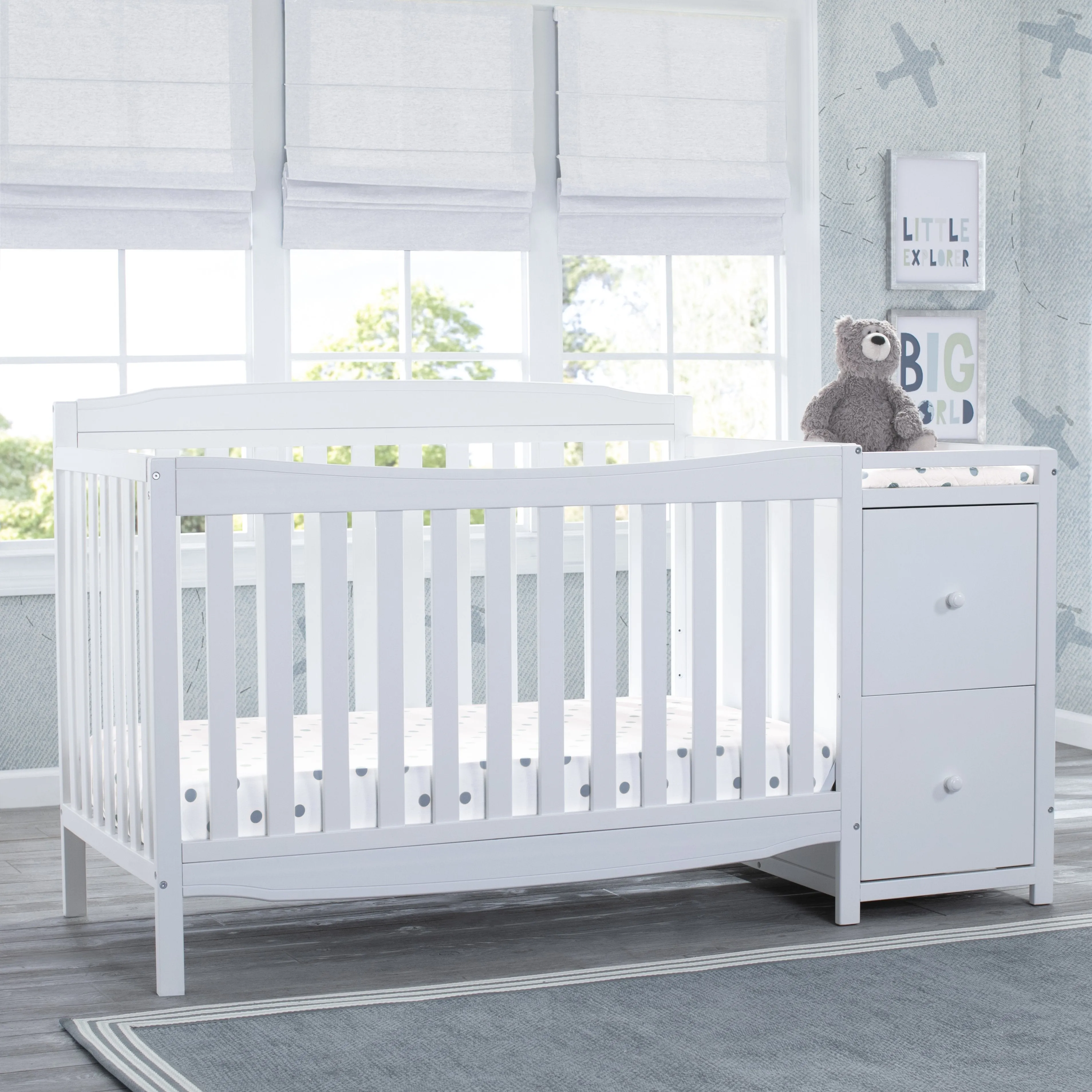 Mason Convertible 6-in-1 Crib and Changer