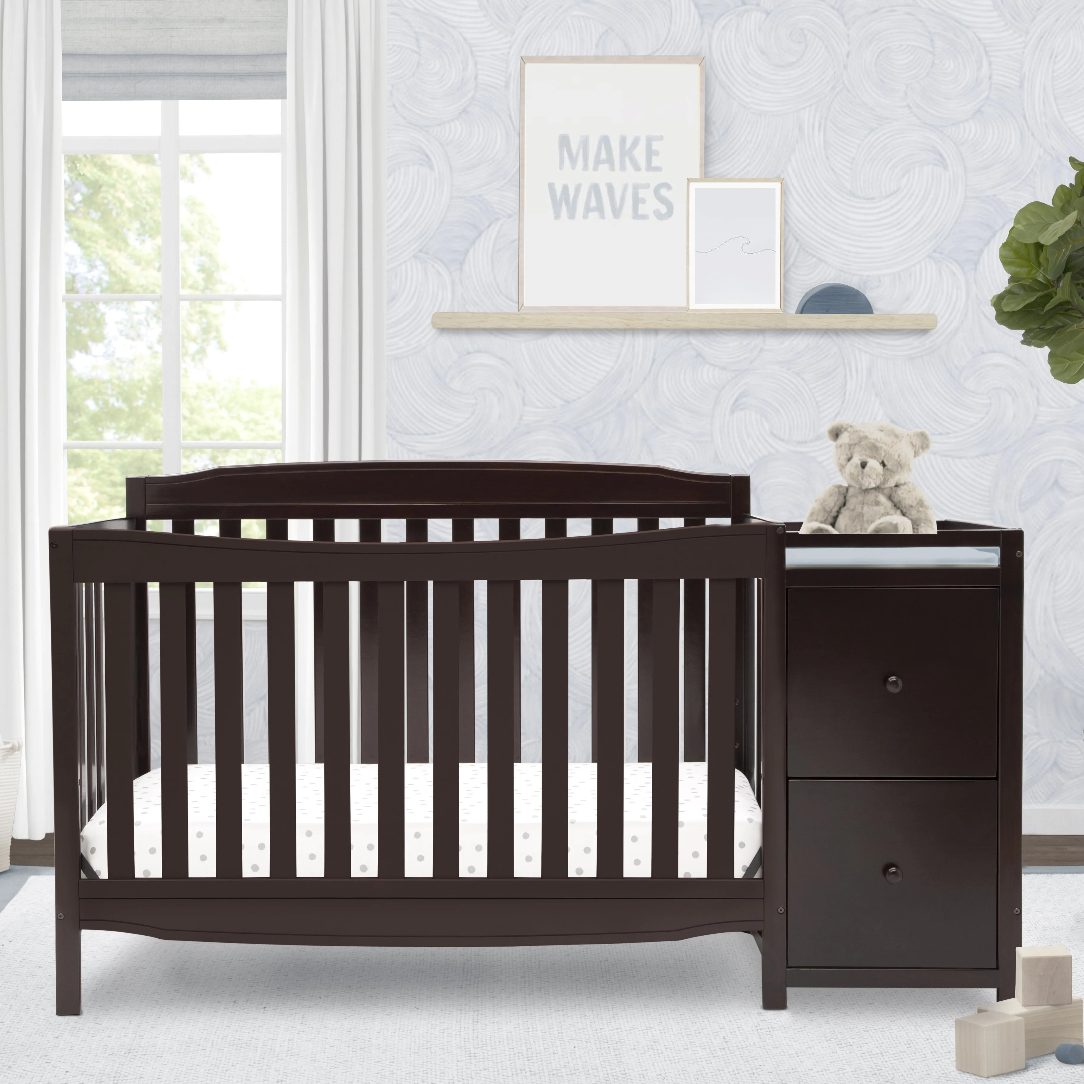 Mason Convertible 6-in-1 Crib and Changer
