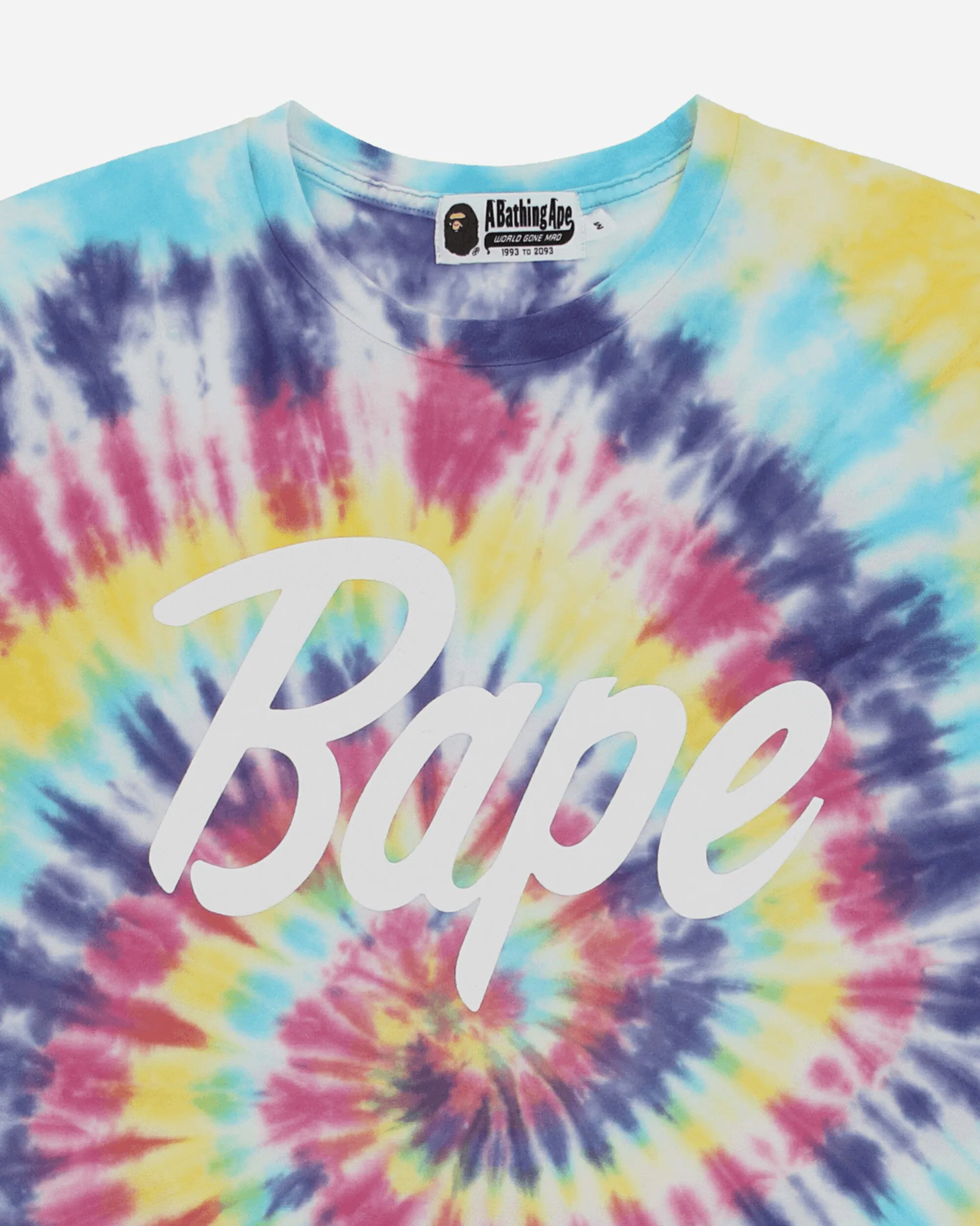 Men's Bape Tie Dye T-Shirt Multicolor