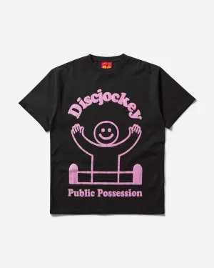 Men's Deejay T-Shirt Black Vintage Wash