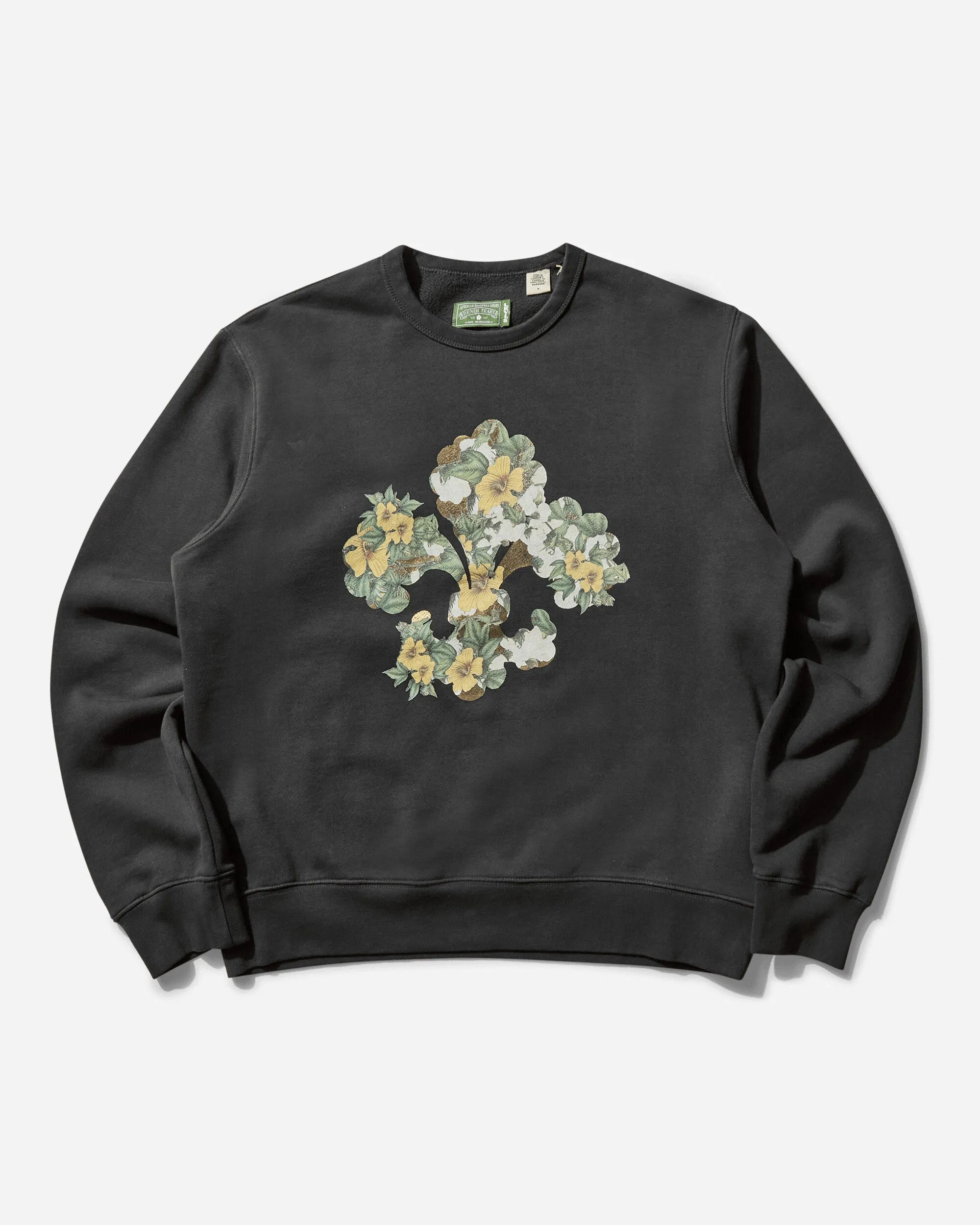 Men's Denim Tears Crewneck Sweatshirt Black