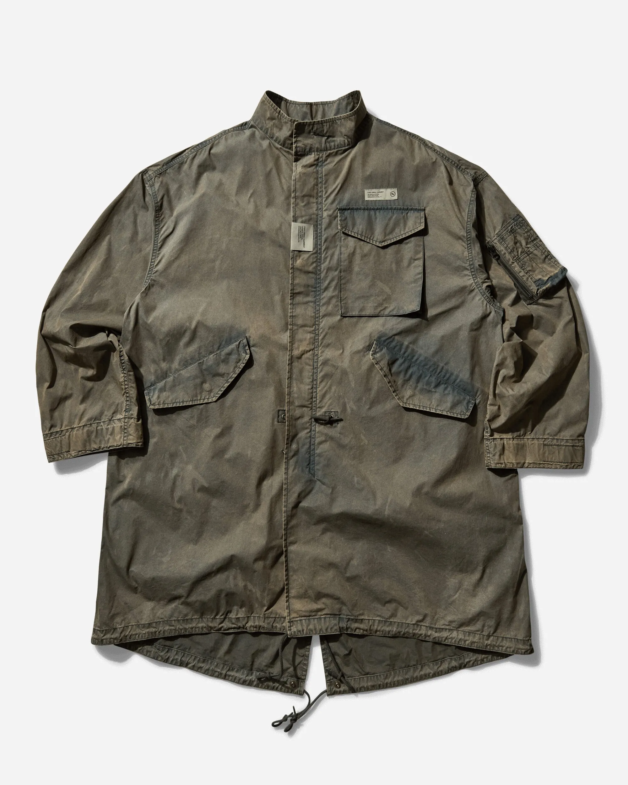 Men's Faded Field Coat Olive Drab