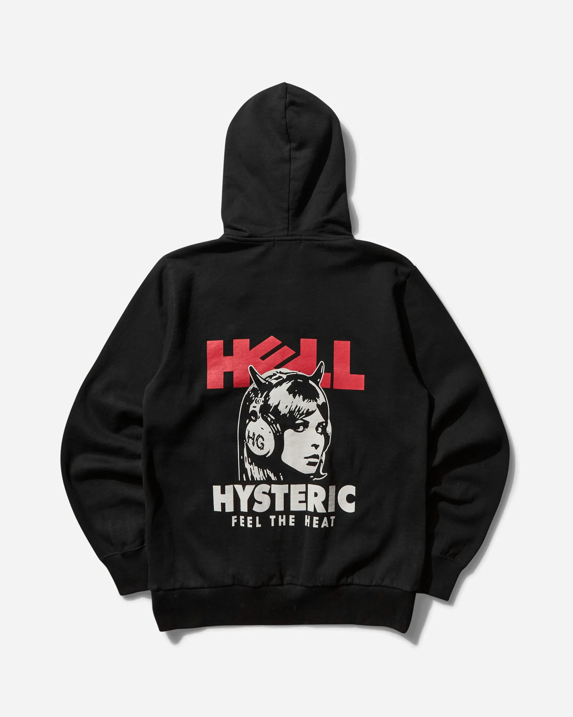 Men's Hell Girl Zip Hoodie Black