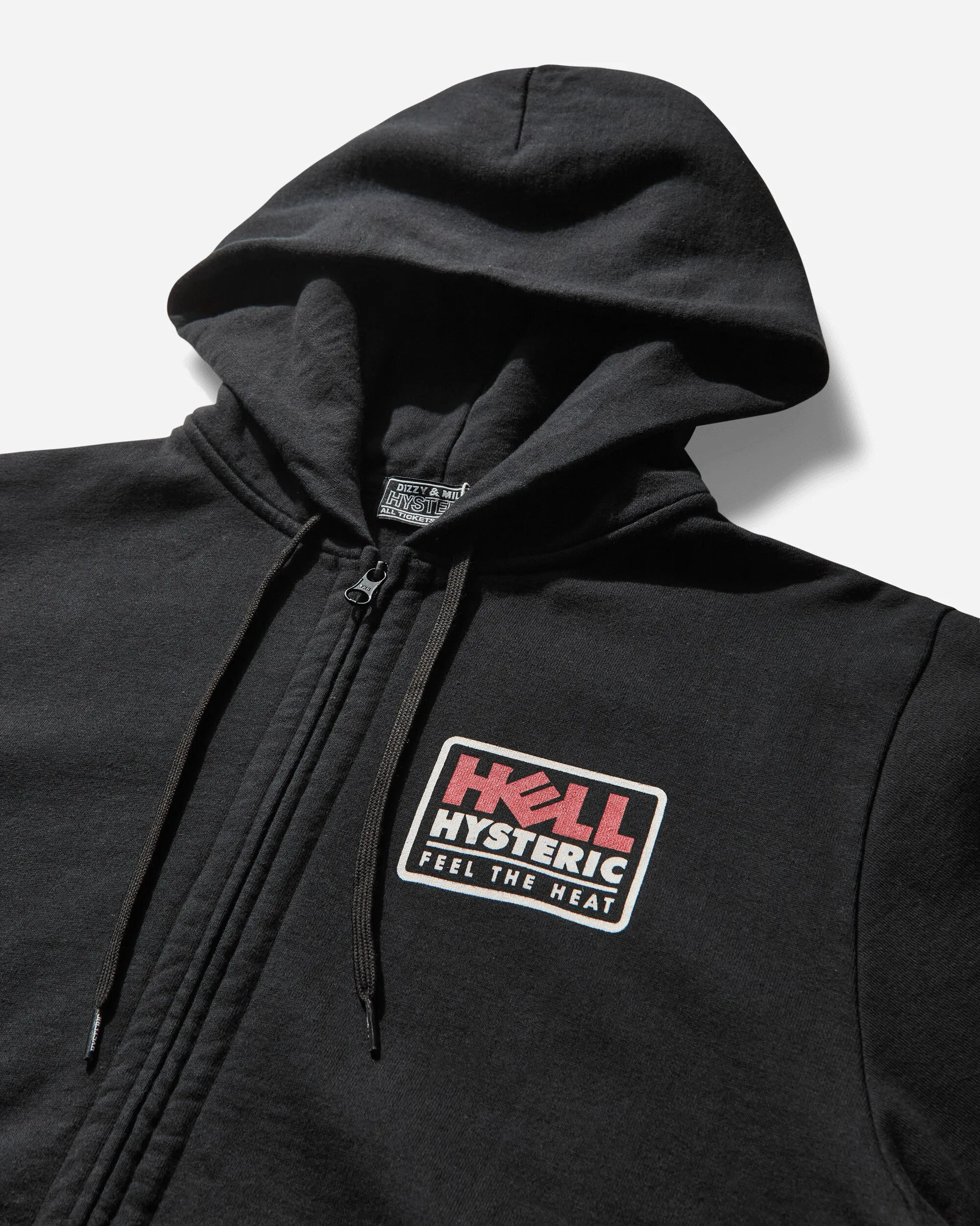Men's Hell Girl Zip Hoodie Black