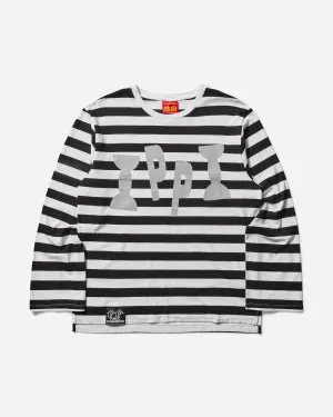 Men's Ippi Striped Longsleeve T-Shirt Black / White