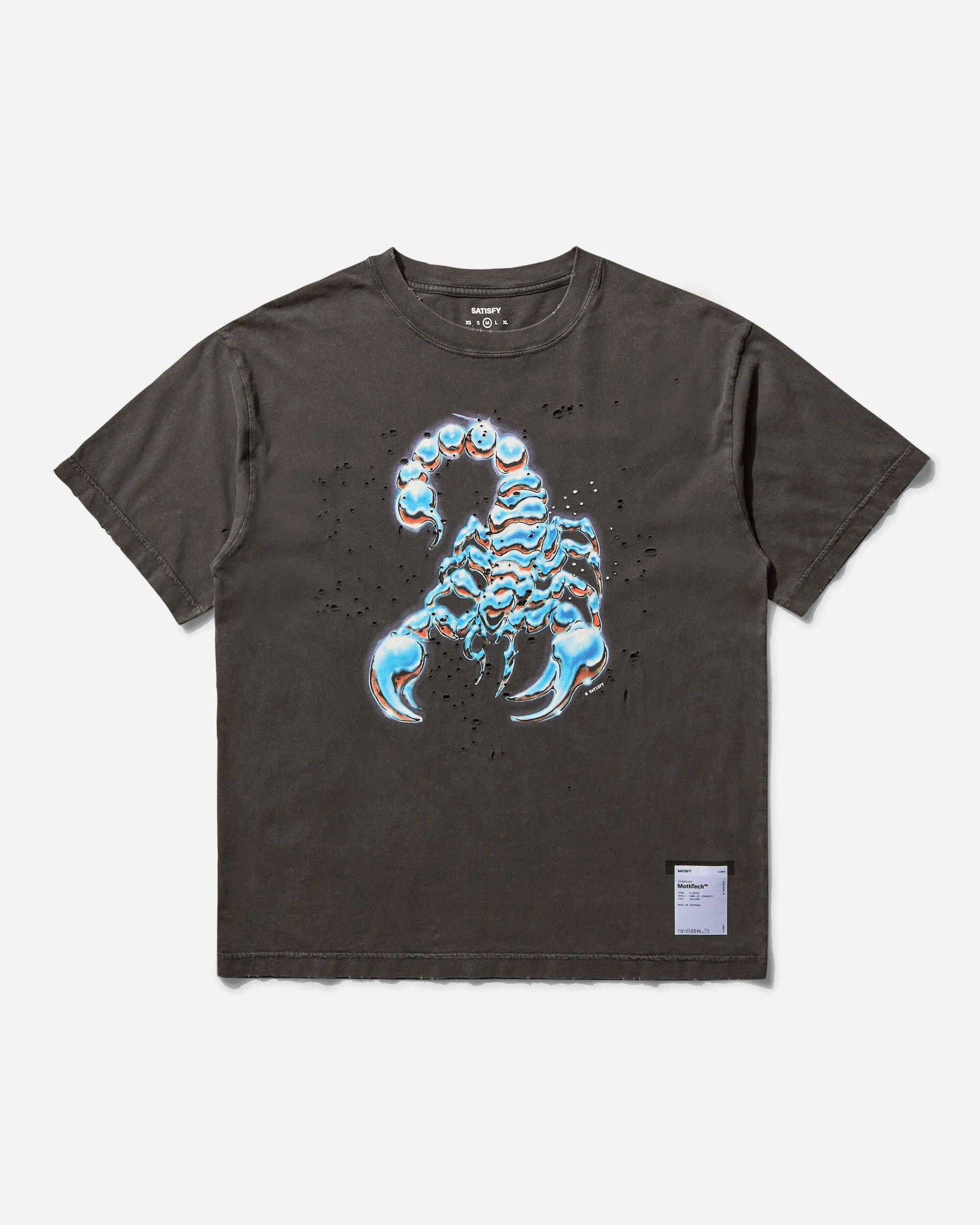 Men's MothTech T-Shirt Aged Black