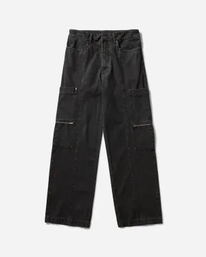 Men's Skater Work Twill Pants Washed Black