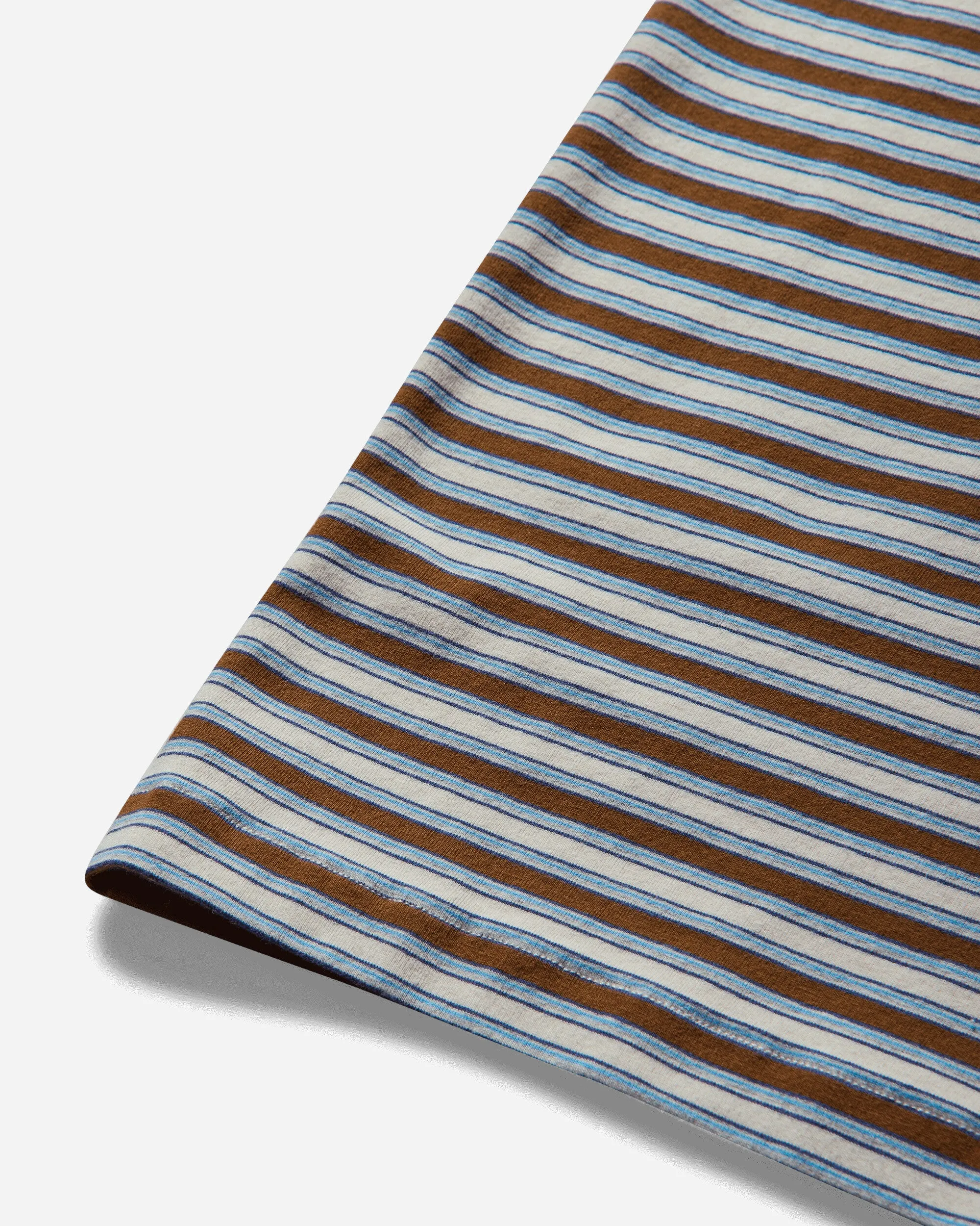 Men's Striped Longsleeve T-Shirt Brown