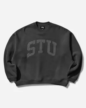Men's STU Relaxed Crewneck Sweatshirt Black