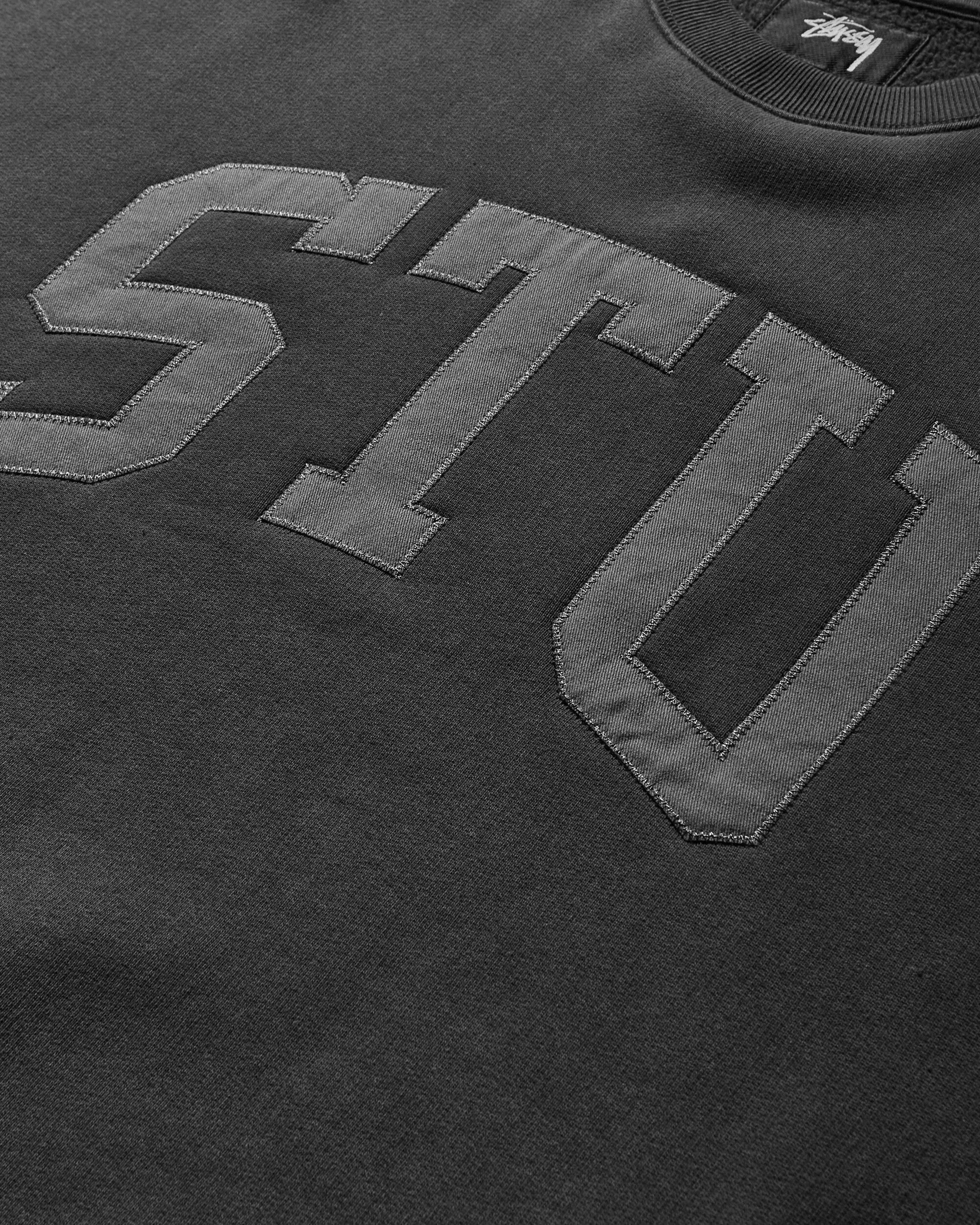 Men's STU Relaxed Crewneck Sweatshirt Black