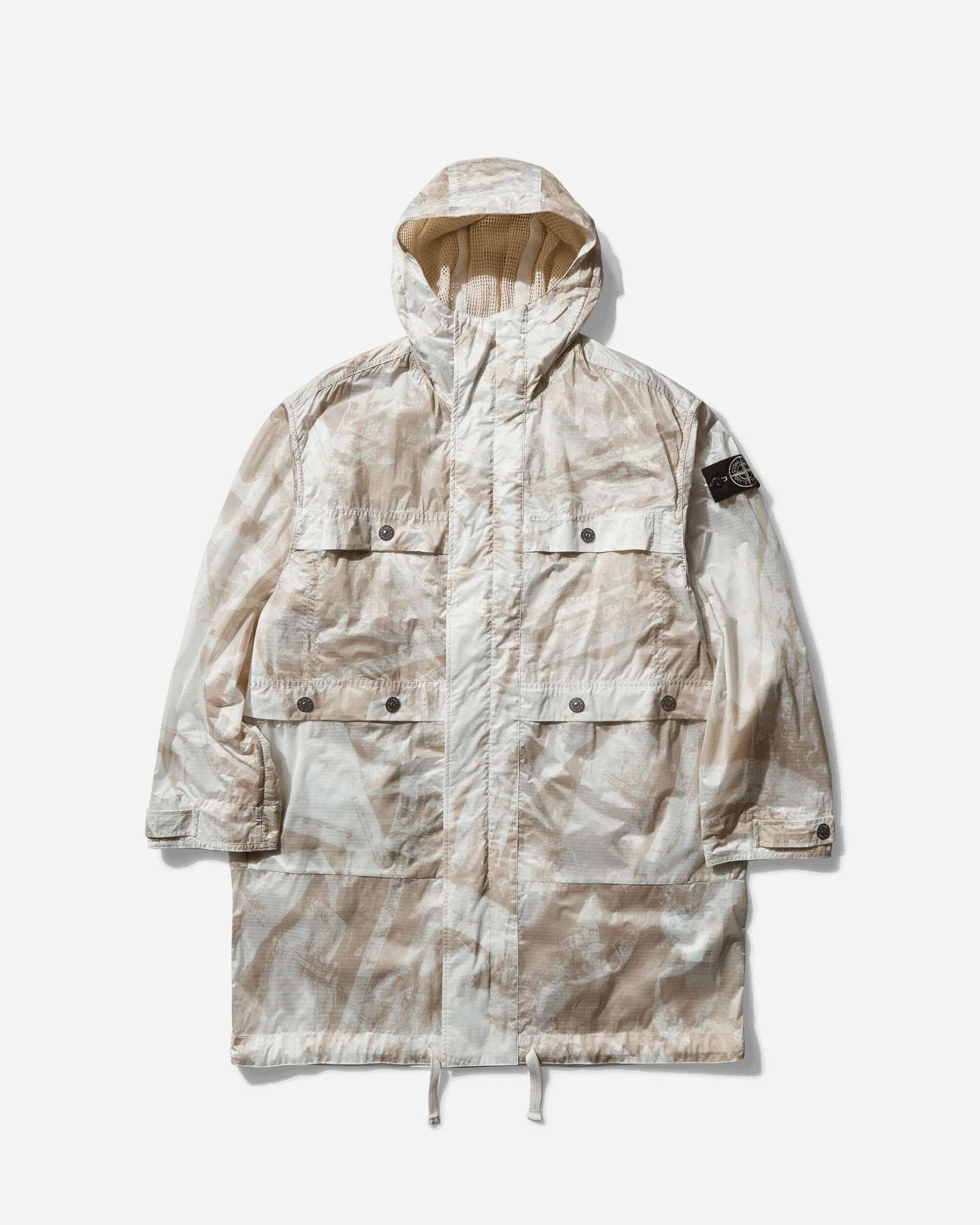 Men's UV-Reactive Scan Camo Nylon Ripstop Parka Desert
