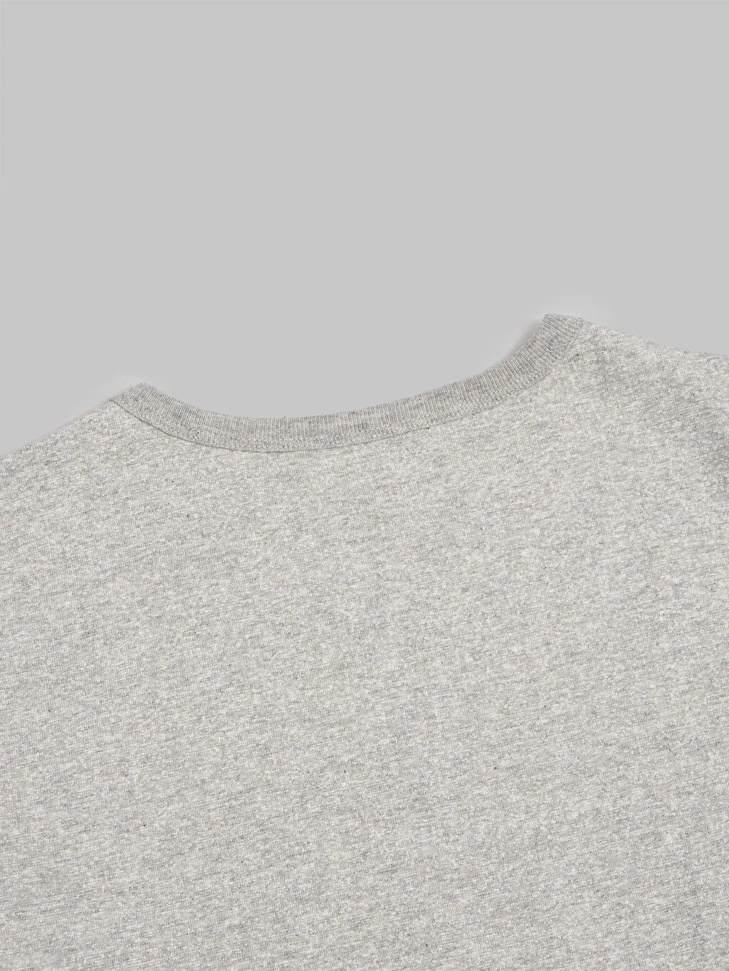 Merz b. Schwanen 215 2-Thread Heavyweight 7.2oz Crewneck Loopwheeled Classic Fit T-Shirt Grey Melange