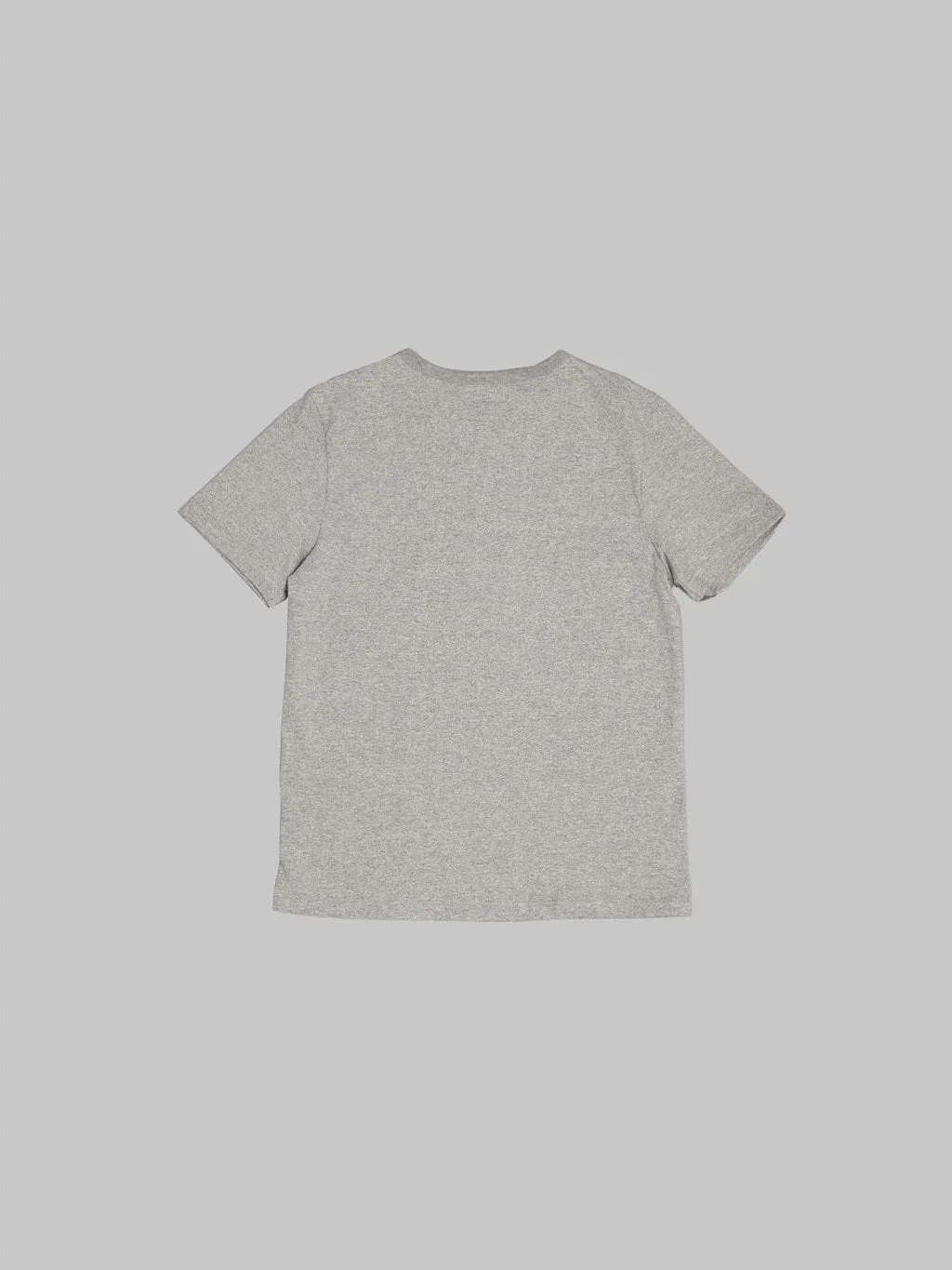 Merz b. Schwanen 215 2-Thread Heavyweight 7.2oz Crewneck Loopwheeled Classic Fit T-Shirt Grey Melange