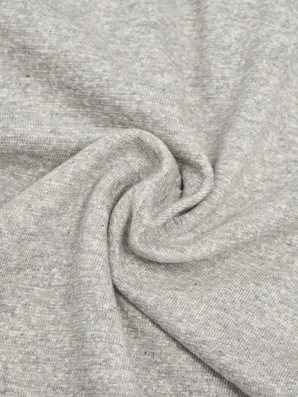 Merz b. Schwanen 215 2-Thread Heavyweight 7.2oz Crewneck Loopwheeled Classic Fit T-Shirt Grey Melange