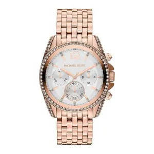 MICHAEL KORSPressley Chronograph White Dial gold tone Ladies Watch