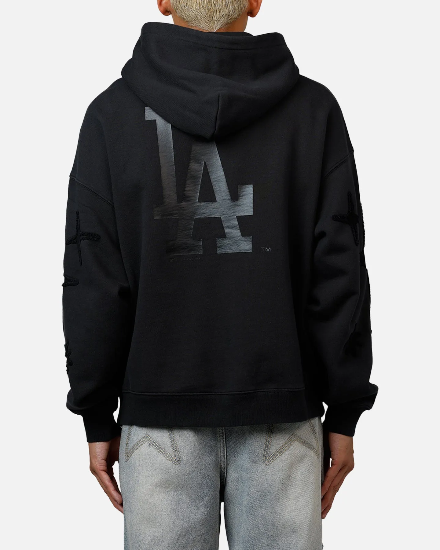 Mitchell & Ness Los Angeles Dodgers Starburst Hoodie Faded Black