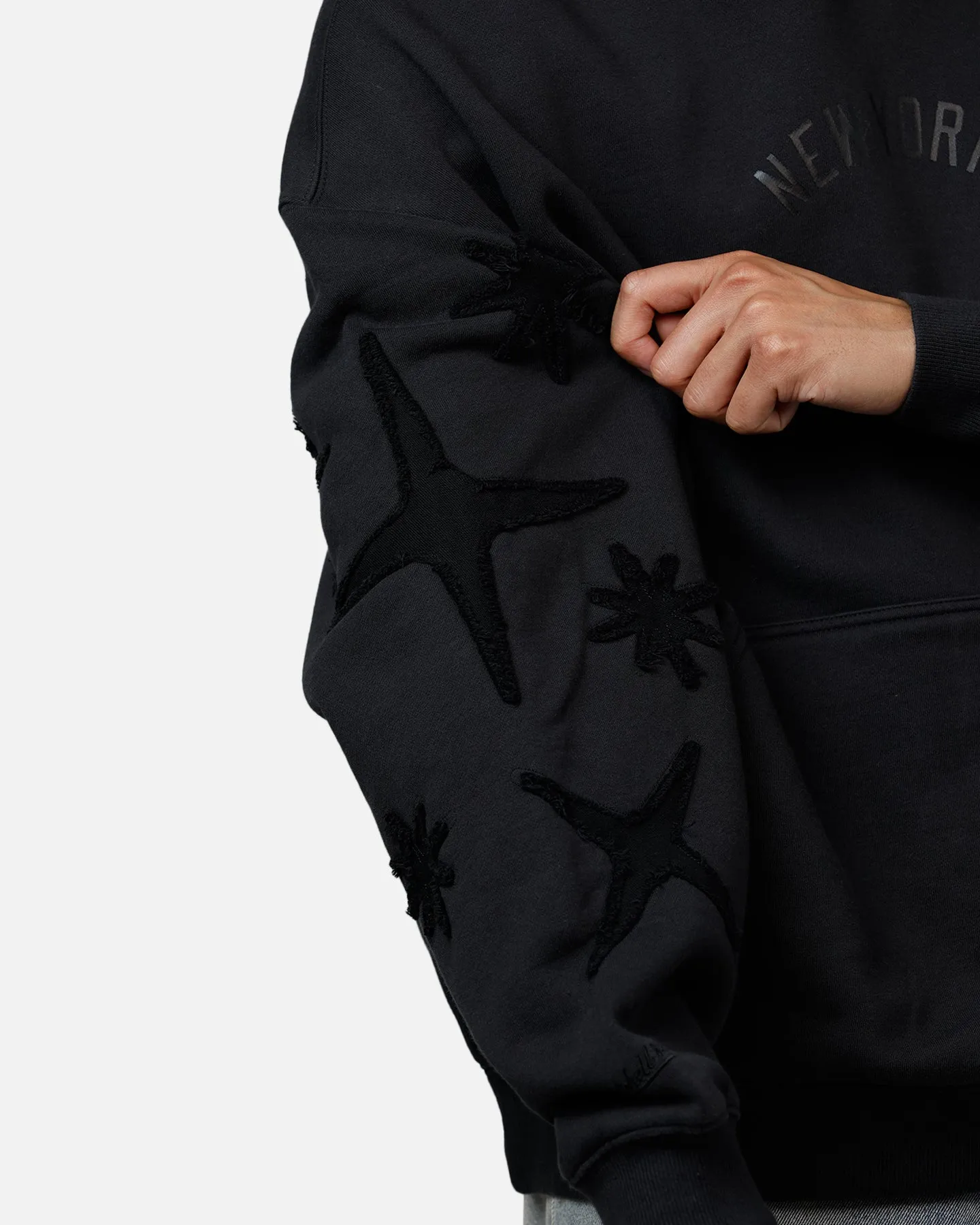 Mitchell & Ness New York Yankees Starburst Hoodie Faded Black