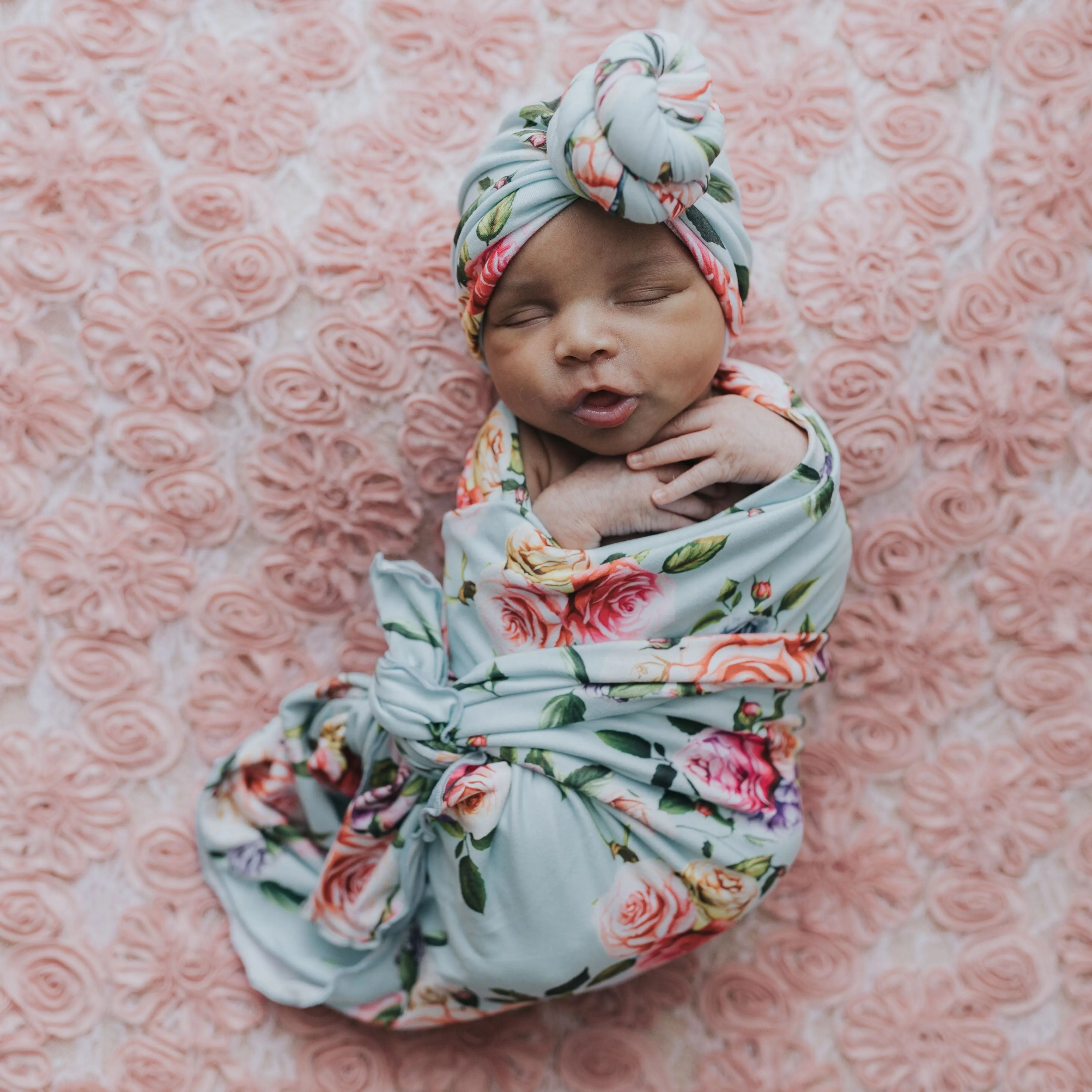 Mothers Garden Swaddle Blanket Set