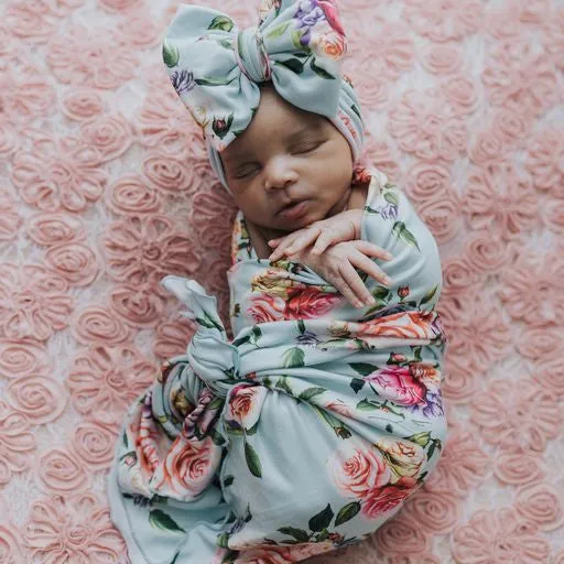 Mothers Garden Swaddle Blanket Set