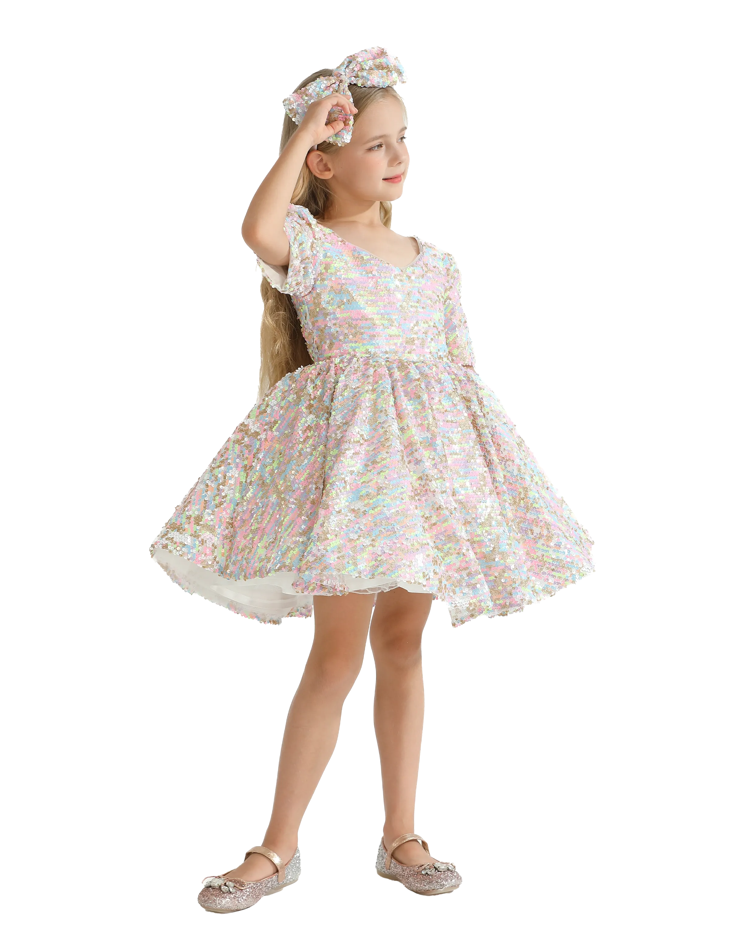 Multicolor Sequin Bahia Dress