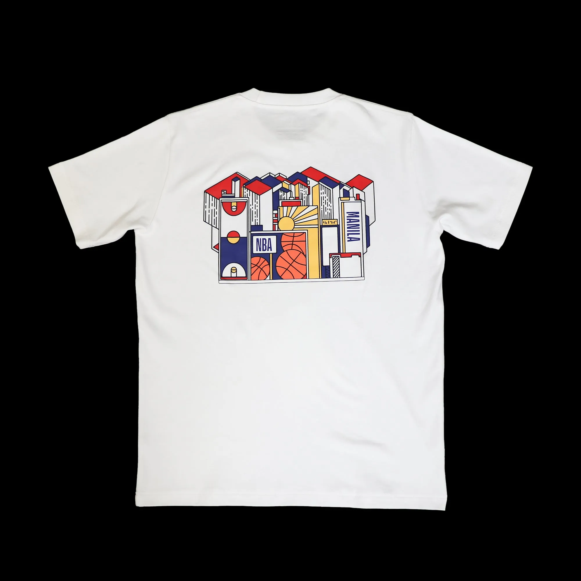 NBA Philippines Cityblock Tee - White